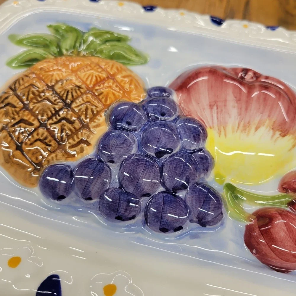 Vintage 1980 Sigma Taste Setter‎ Ceramic Mold Kitchen Wall Hanging Decor Fruit